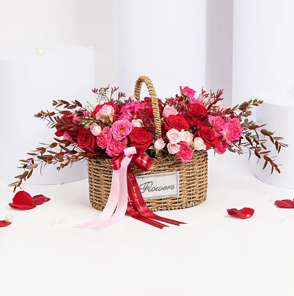 Gorgeous Roses Basket